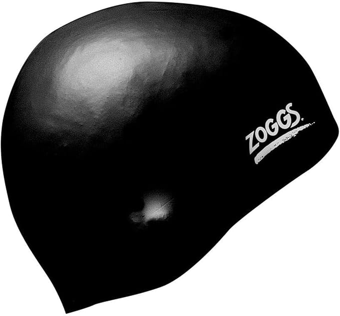 Zoggs Easy-fit silicone swim cap, Comfortable Fit, Hydrodynamic Design, Latex Free