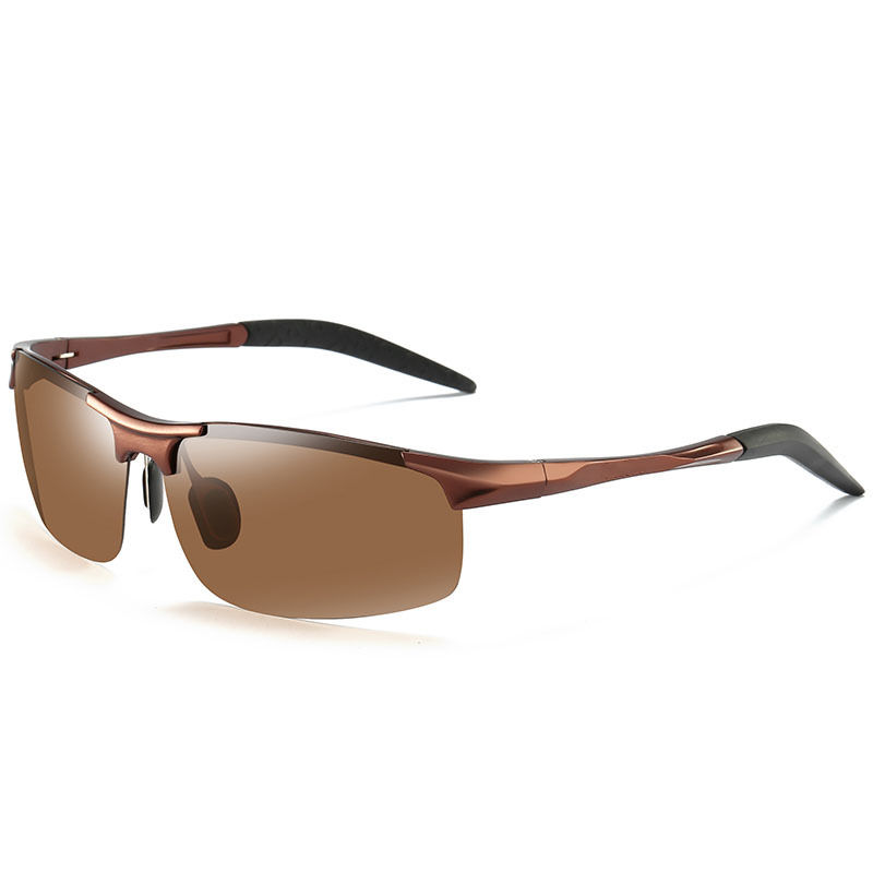 Aluminum-magnesium polarized sunglasses men's fishing glasses night driving night vision goggles 8177 sunglasses