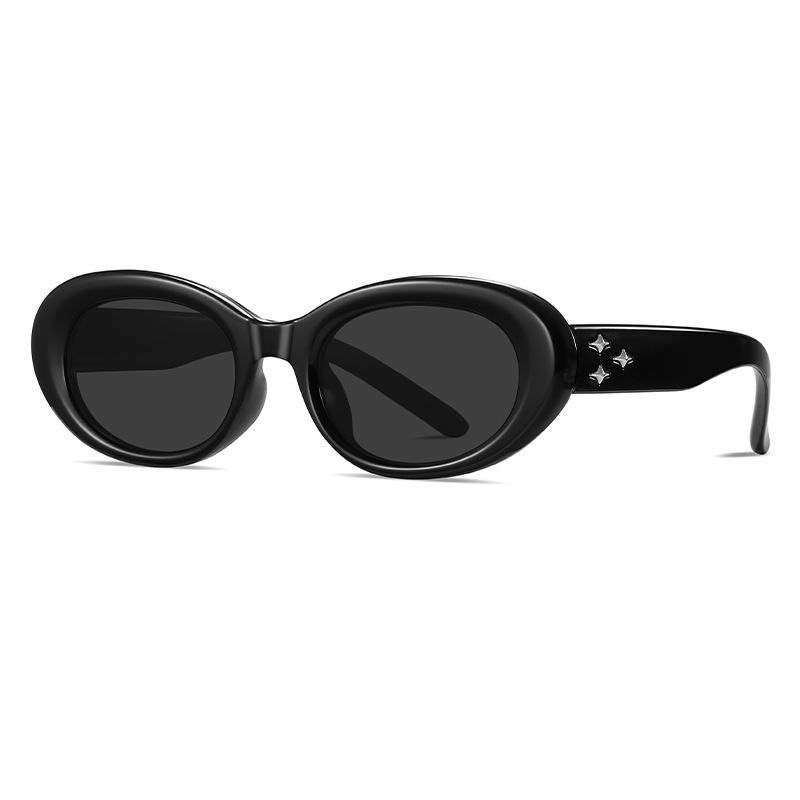S23101 high-grade cat-eye sunglasses retro star rivet GM sunglasses