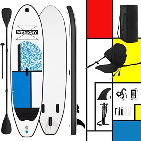Inflatable surfboard paddle board kayak all-in-one paddle board SUP accessories with camera base double-head paddle seat