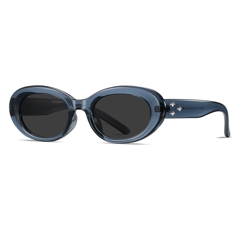 S23101 high-grade cat-eye sunglasses retro star rivet GM sunglasses