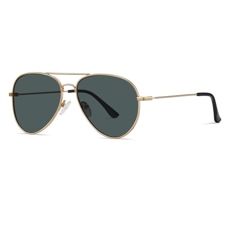 Concave sunglasses S3025 inner green film driving anti-glare reflective light sunglasses