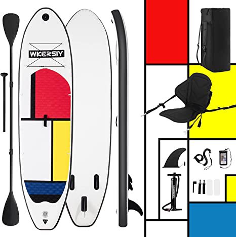 Inflatable surfboard paddle board kayak all-in-one paddle board SUP accessories with camera base double-head paddle seat